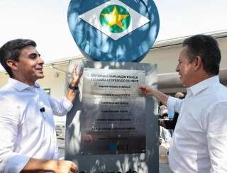 Com investimentos de R$ 8,1 milhões, Escola Estadual Leovegildo de Melo é modernizada e ganha novo bloco com quadra poliesportiva