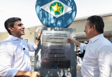 Com investimentos de R$ 8,1 milhões, Escola Estadual Leovegildo de Melo é modernizada e ganha novo bloco com quadra poliesportiva