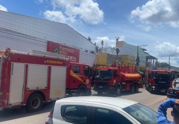 Incêndio em Restaurante no Mercado Bom Jesus no Cristo Rei mobiliza equipes de segurança em Várzea Grande - MT