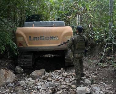 Forças de segurança de MT realizam operação para combater crimes ambientais na Terra Indígena Sararé