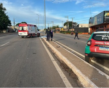 Motociclista morre ao colidir contra poste na Av. Ulisses Pompeu em VG-MT