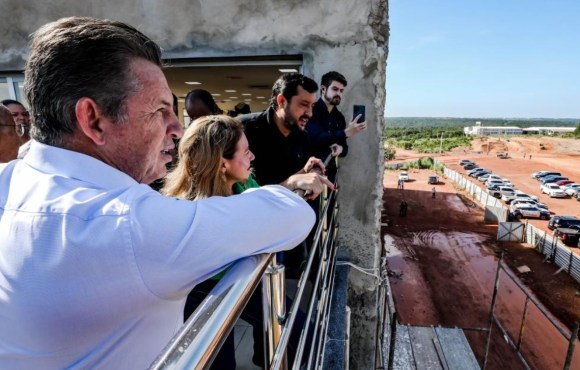 Governador vistoria obras do Parque Tecnológico em VG-MT