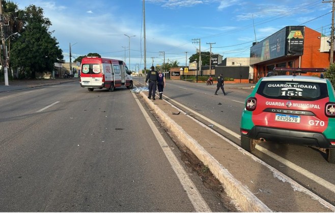 Motociclista morre ao colidir contra poste na Av. Ulisses Pompeu em VG-MT